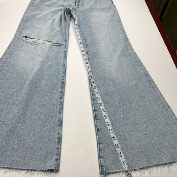 NWT Madewell Baggy Flare size 27 Light Wash Blue Denim Jean High Rise - Picture 8 of 14